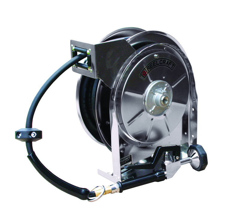 Reelcraft - #5635 OLSSW5 - Hose Reel - 3/8 x 35ft - 250 psi - SS Water w/ Hose