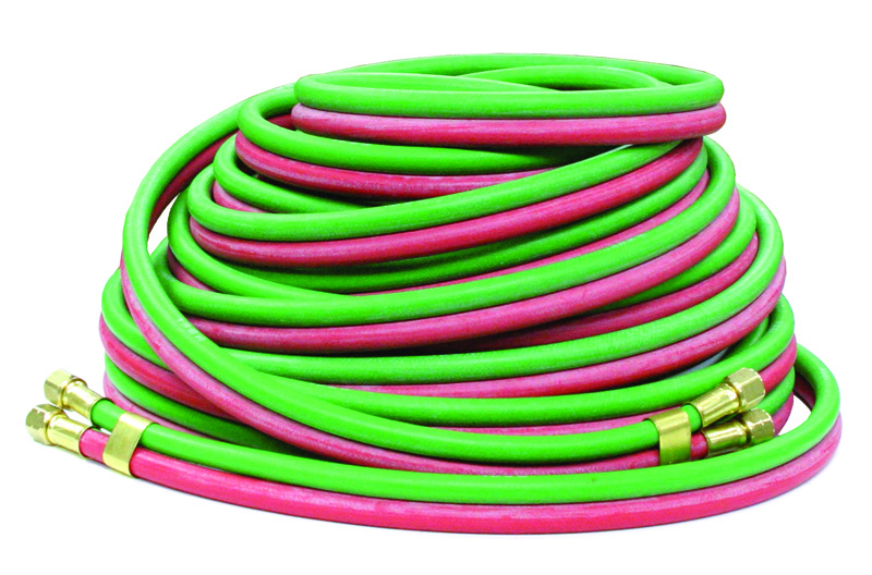 Reelcraft - #601031-100 - Hose Assembly - 1/4 dual x 100 - 200 psi - 9/16-18 LH/RH (F) - Welding T-grade Hose Assembly