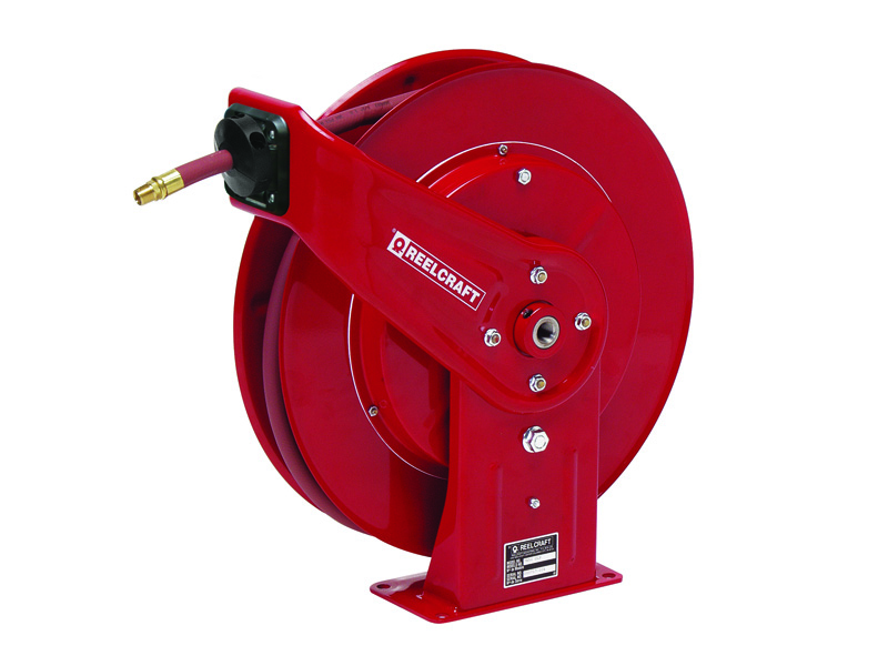 Reelcraft - #7650 OLP - Hose Reel - 3/8 x 50ft - 300 psi - Air / Water w/ Hose