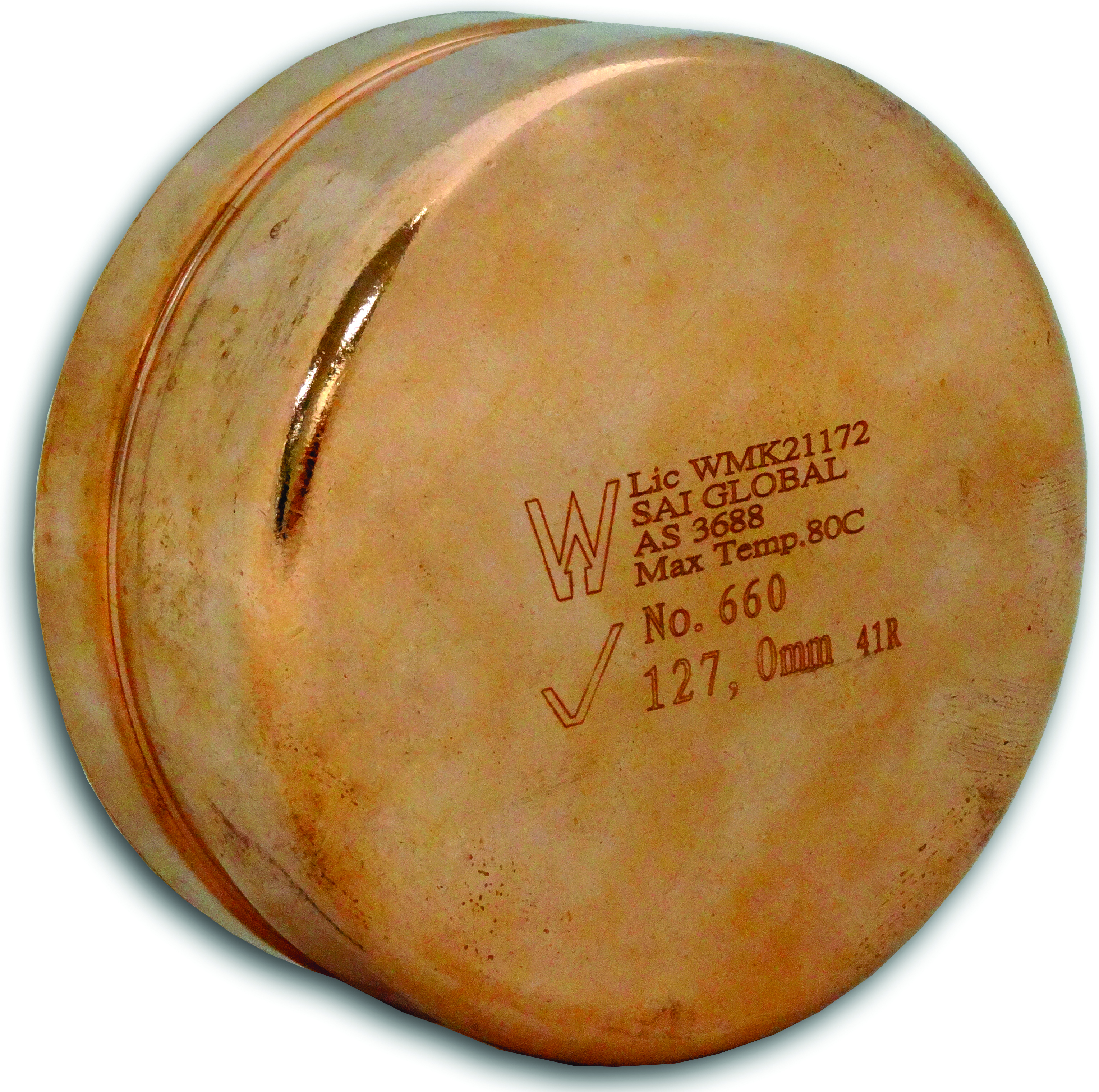 2-1/2 VIC #660 CAP CST CU 67MM F024660C0C