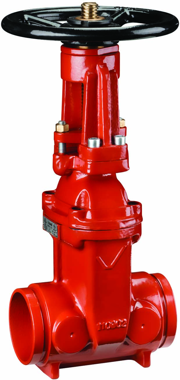 Victaulic® 771H Series V040771R01 Gate Valve, 4 in Nominal, Grooved Connection, 250 psi Pressure, Ductile Iron Body